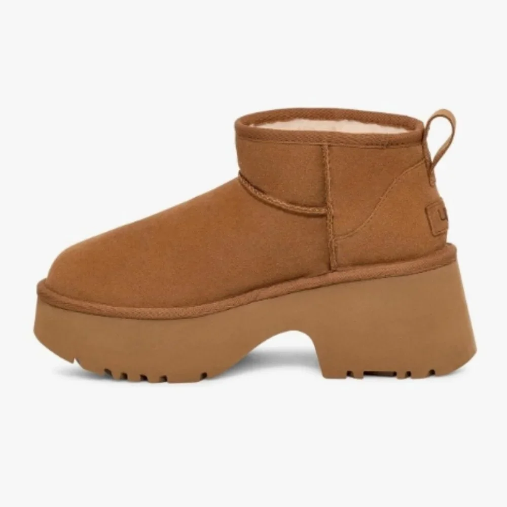 UGG Classic Ultra Mini New Heights – Chestnut – Size 9 – NWT